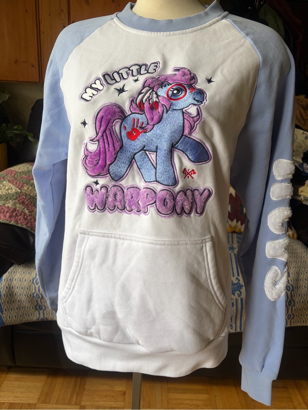 My Little Warpony Women's Pullover Crew Sweatshirt Limited Edition NTVS Size Med